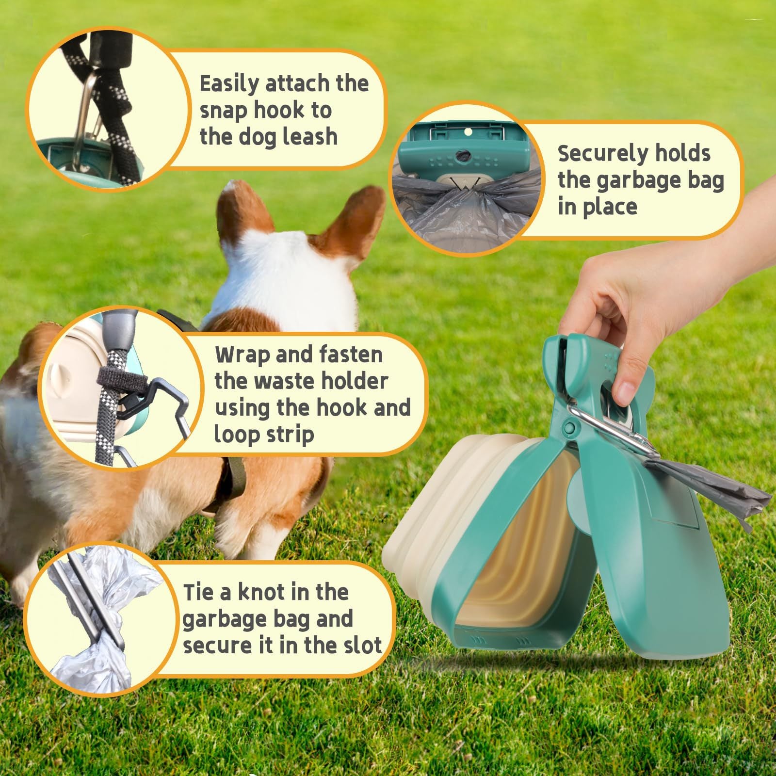 Portable Folding Pet Waste Scooper
