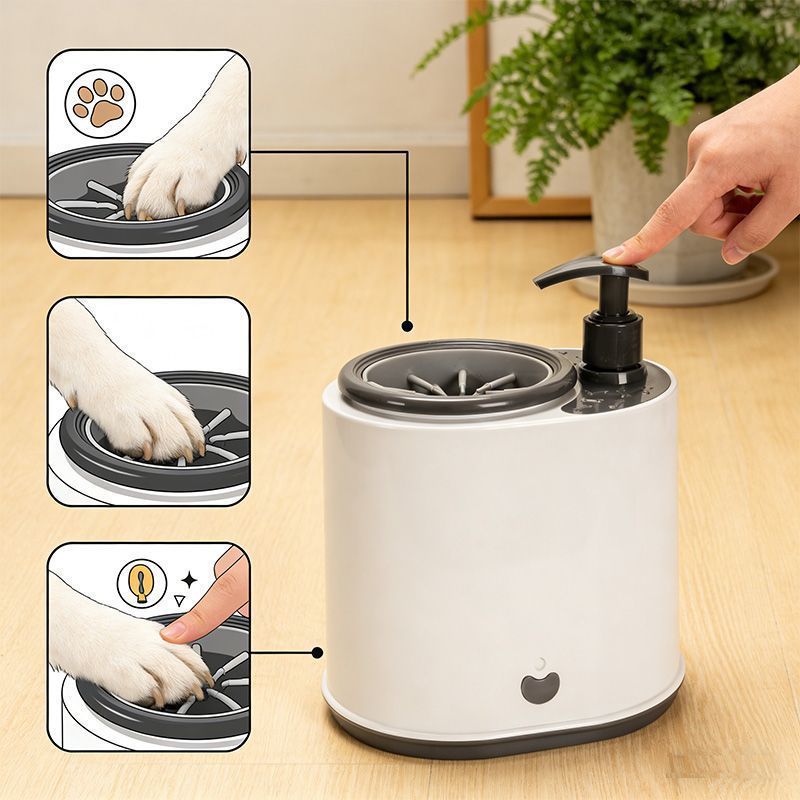 Electric Pet Foot Washing Cup
